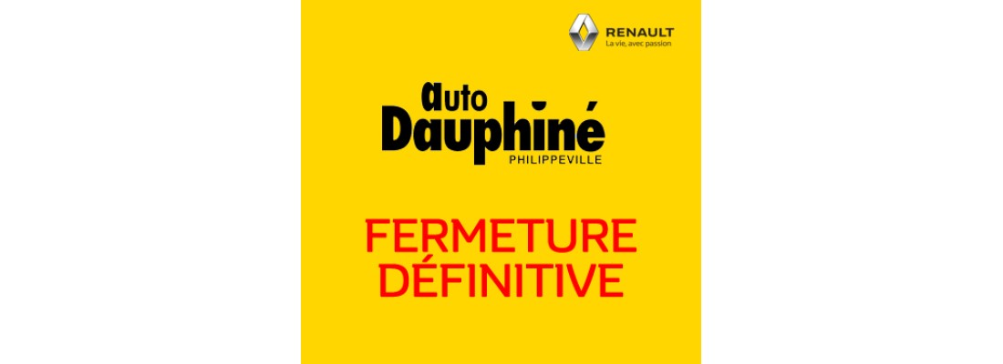 Fermeture RENAULT MINUTE GRENOBLE