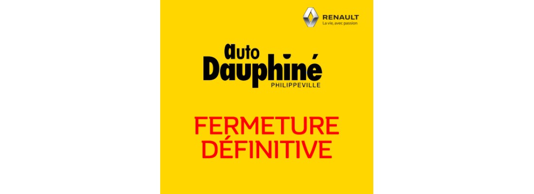 Fermeture RENAULT MINUTE GRENOBLE