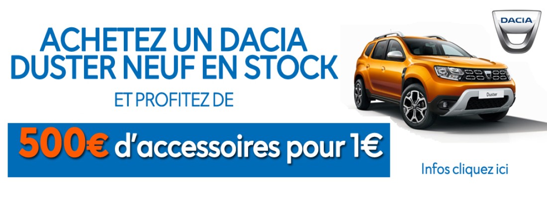 OFFRE SUR ACHAT DUSTER