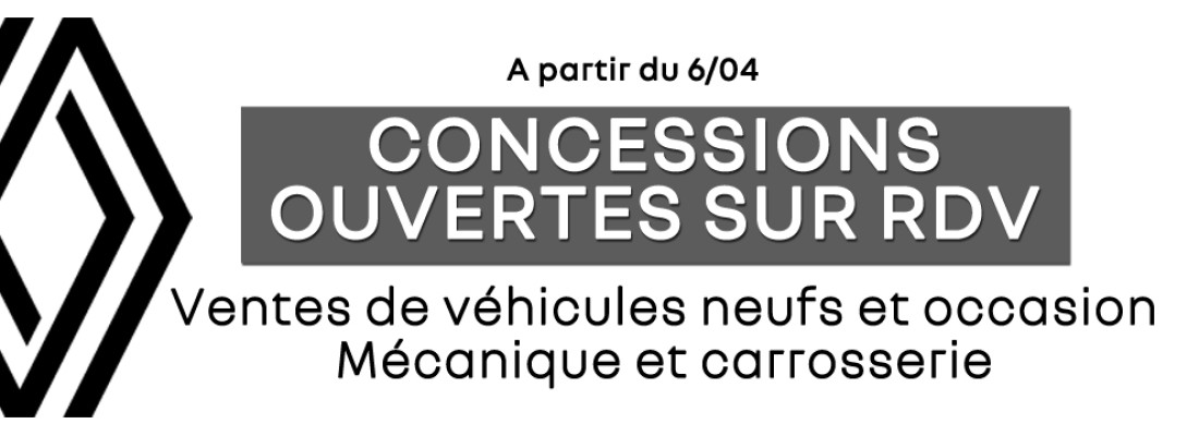 Confinement: Ouvert uniquement sur RDV