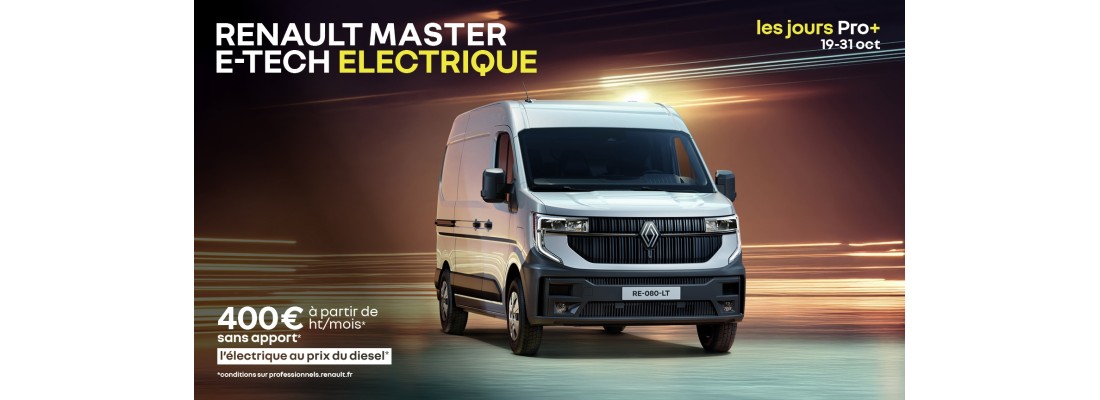 Jours Pro+ Renault : des offres dédiées aux professionnels