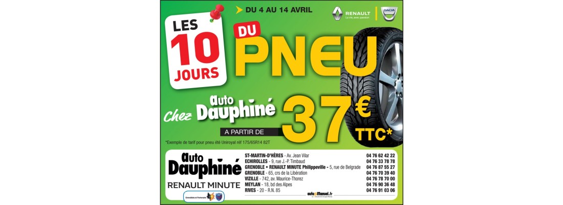 LES 10 JOURS DU PNEU