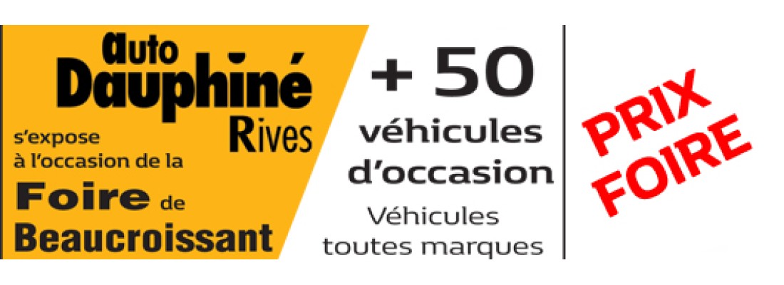 AUTO DAUPHINE RIVES à la FOIRE DE BEAUCROISSANT