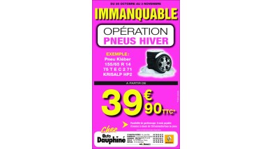 OPERATION PNEUS HIVER!