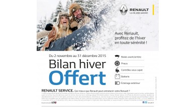 BILAN HIVER OFFERTCHEZ RENAULT AUTO DAUPHINE