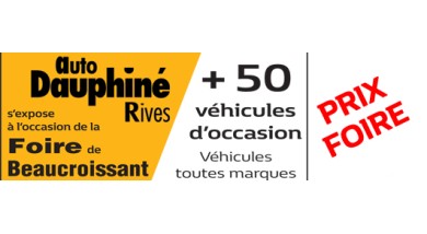 AUTO DAUPHINE RIVES à la FOIRE DE BEAUCROISSANT