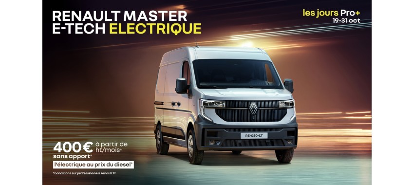 Jours Pro+ Renault : des offres dédiées aux professionnels